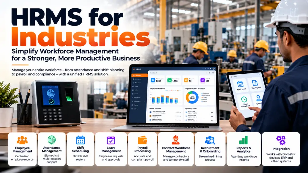HRMS for Industries: Manufacturing HR Software Guide | TechQRT